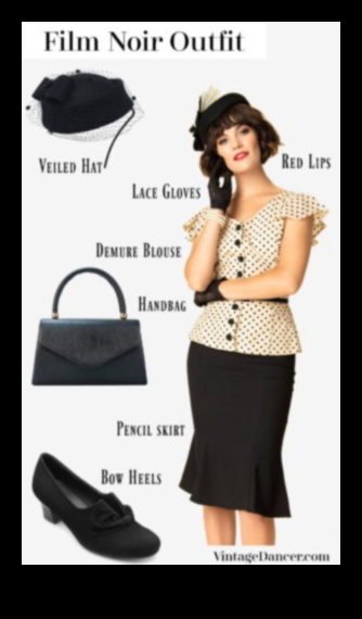 Nostalgia Noir Un ghid de modă pentru ținute vintage cu un strop de mister 7 Nostalgia Noir: ținute vintage pentru o notă de mister vintage